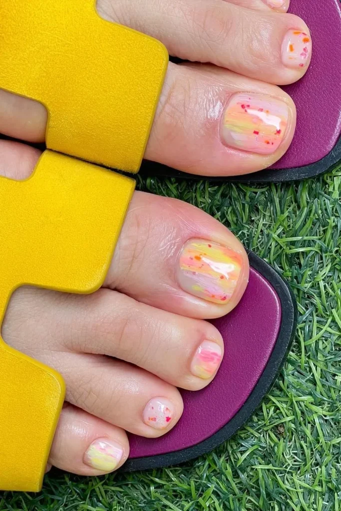 50+ Best Stunning Summer Toe Nails For 17 16.Summer Toe Nails