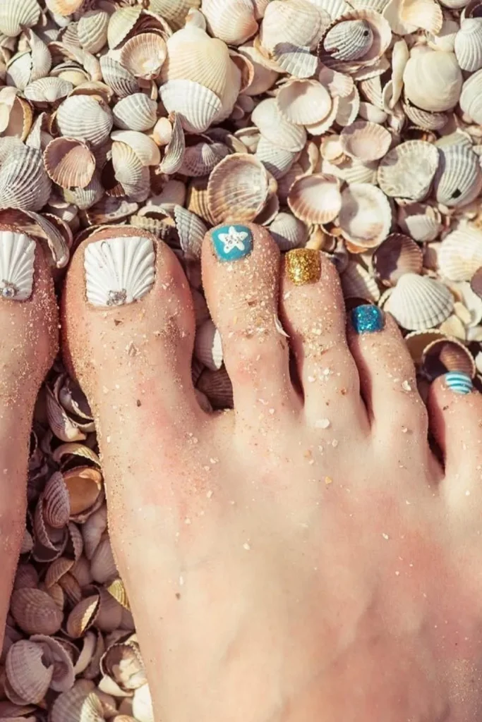 50+ Best Stunning Summer Toe Nails For 30 29.Summer Toe Nails