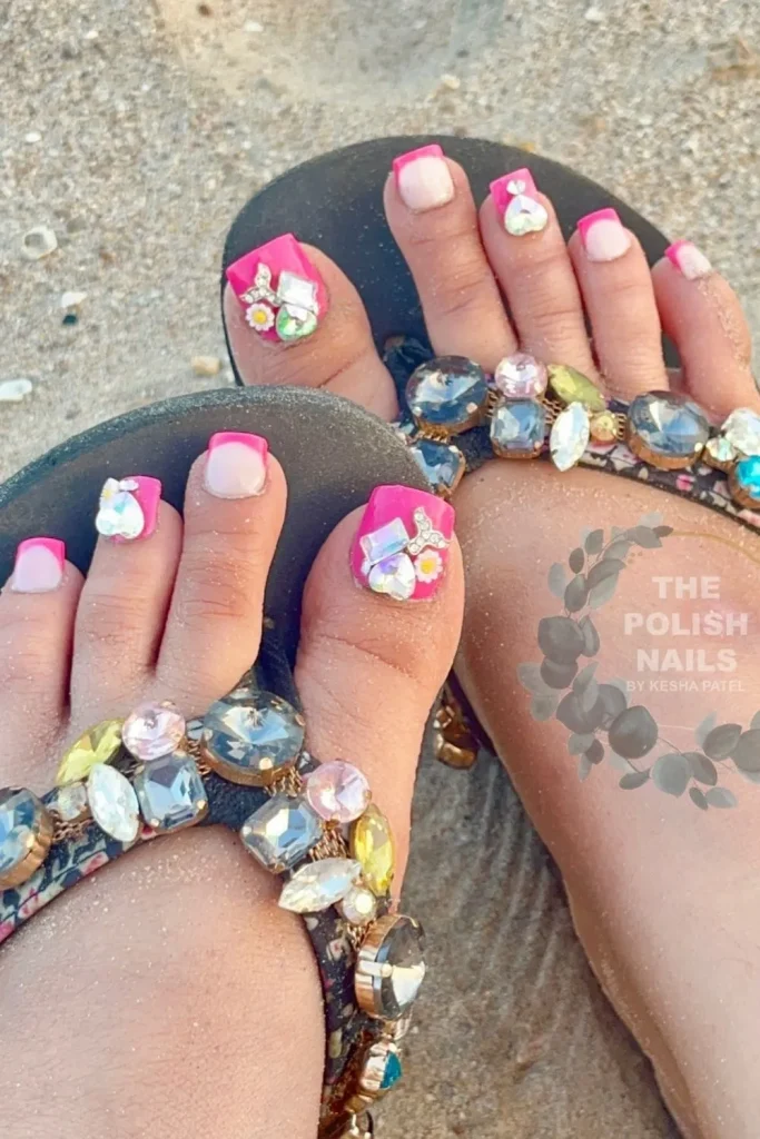 50+ Best Stunning Summer Toe Nails For 46 45.Summer Toe Nails
