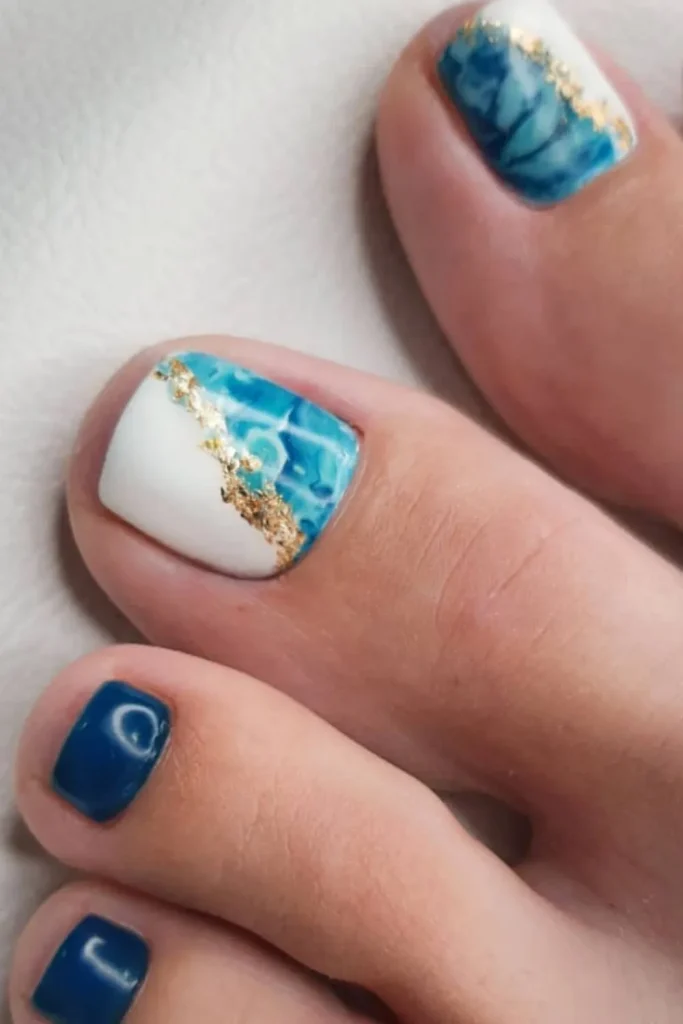 50+ Best Stunning Summer Toe Nails For 8 7.Summer Toe Nails
