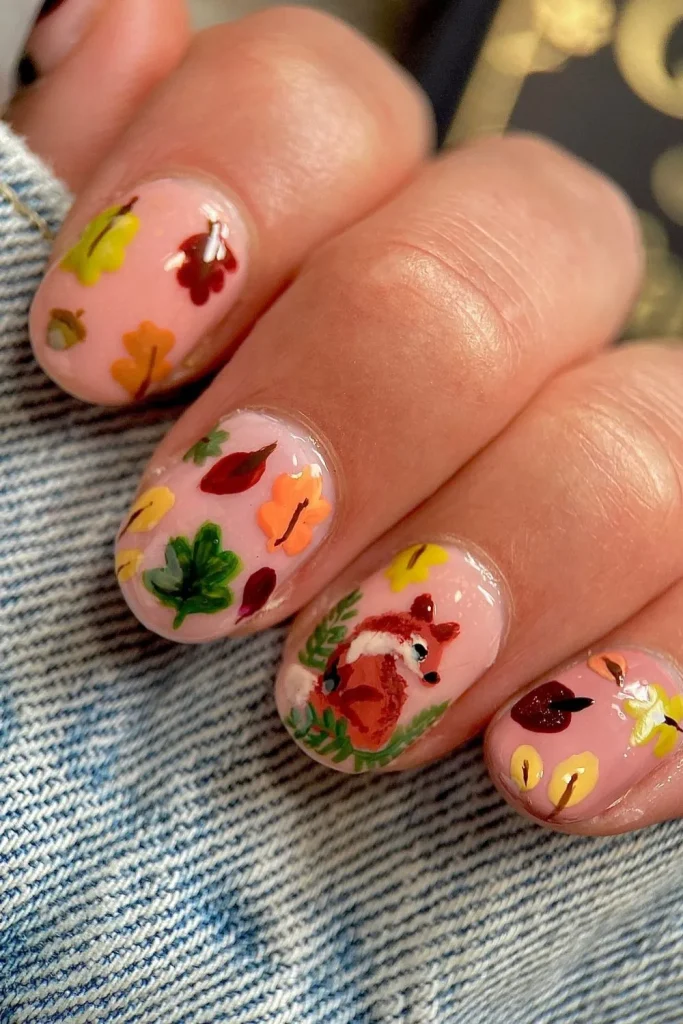 25+ Cute Fall Nail Designs Must Try in 2025 4 Cute Nails for Fall 3