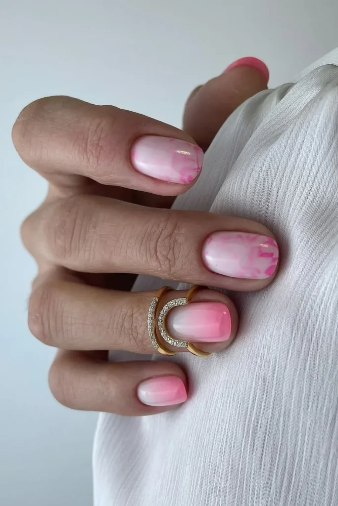 20+ Stunning Pink Fall Nails Ideas For 2025 2 Pink Fall Nails 1