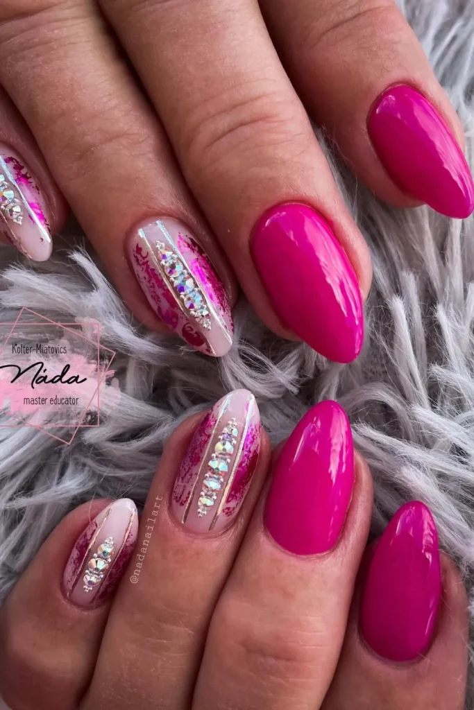 20+ Stunning Pink Fall Nails Ideas For 2025 12 Pink Fall Nails 11