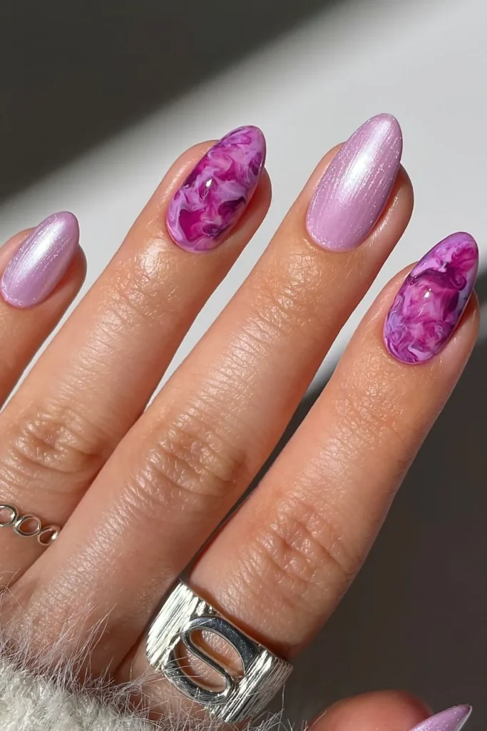 20+ Stunning Pink Fall Nails Ideas For 2025 13 Pink Fall Nails 12