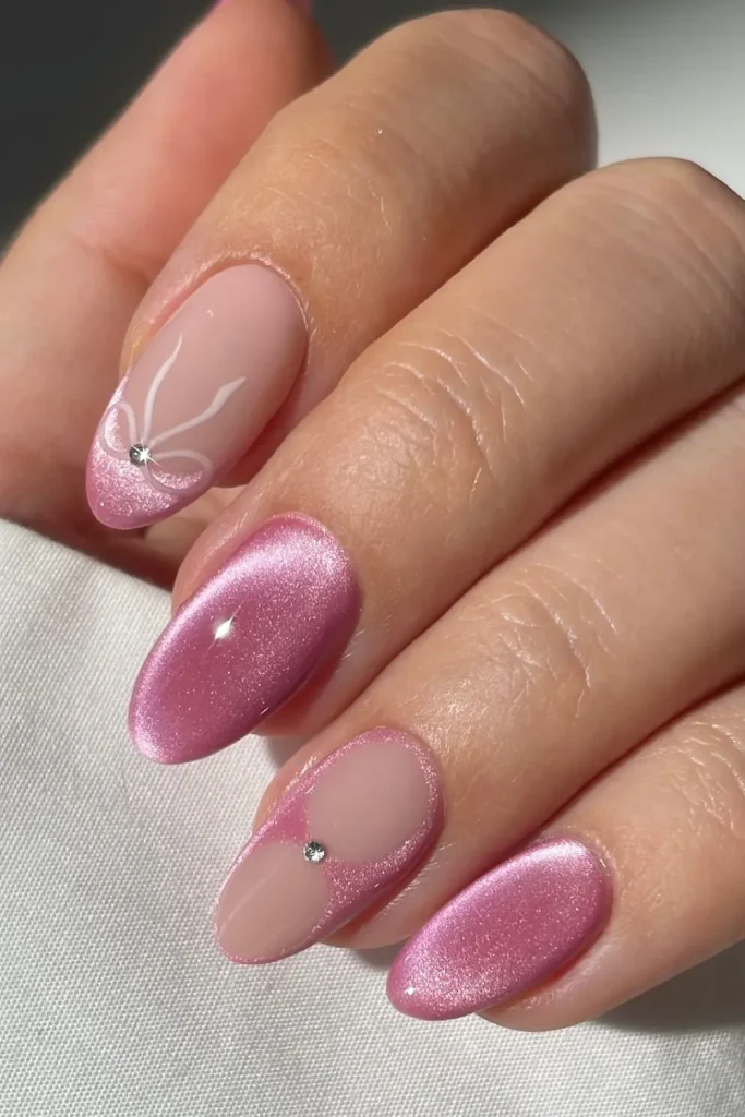 20+ Stunning Pink Fall Nails Ideas For 2025 14 Pink Fall Nails 13