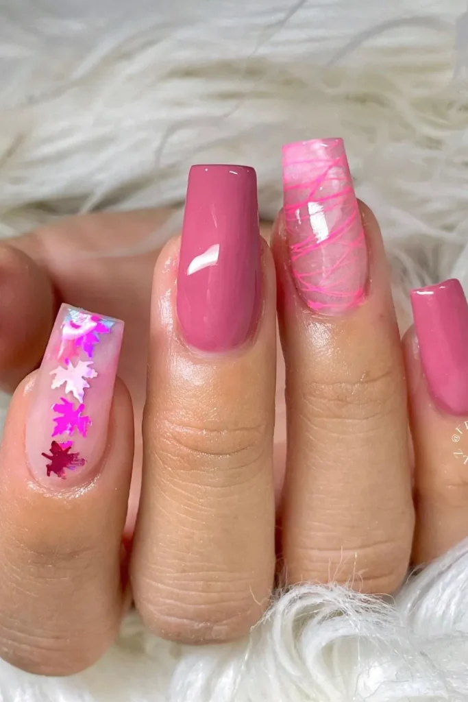 20+ Stunning Pink Fall Nails Ideas For 2025 17 Pink Fall Nails 16