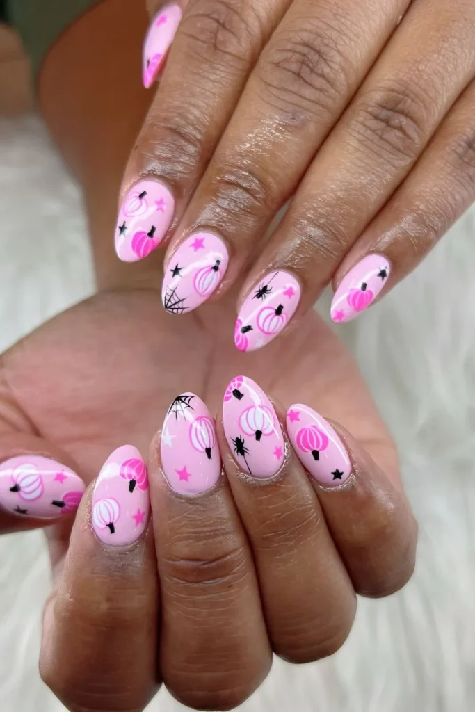 20+ Stunning Pink Fall Nails Ideas For 2025 20 Pink Fall Nails 19