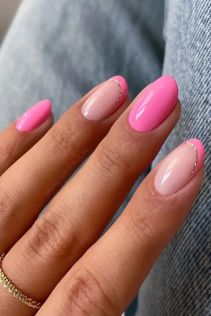 20+ Stunning Pink Fall Nails Ideas For 2025 3 Pink Fall Nails 2