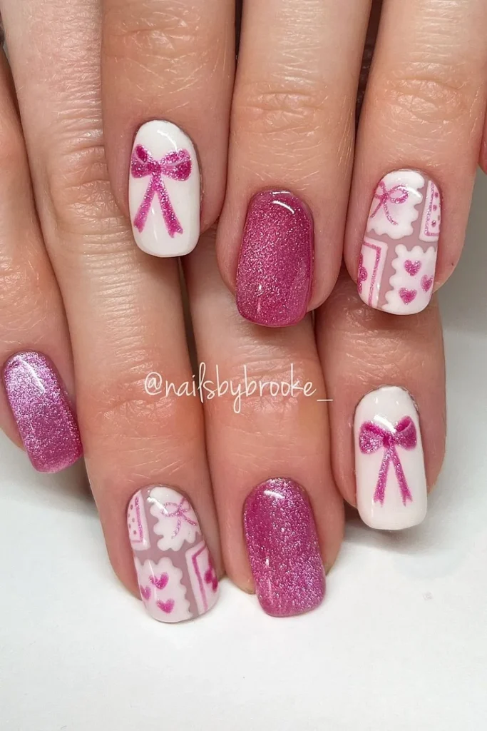 20+ Stunning Pink Fall Nails Ideas For 2025 21 Pink Fall Nails 20