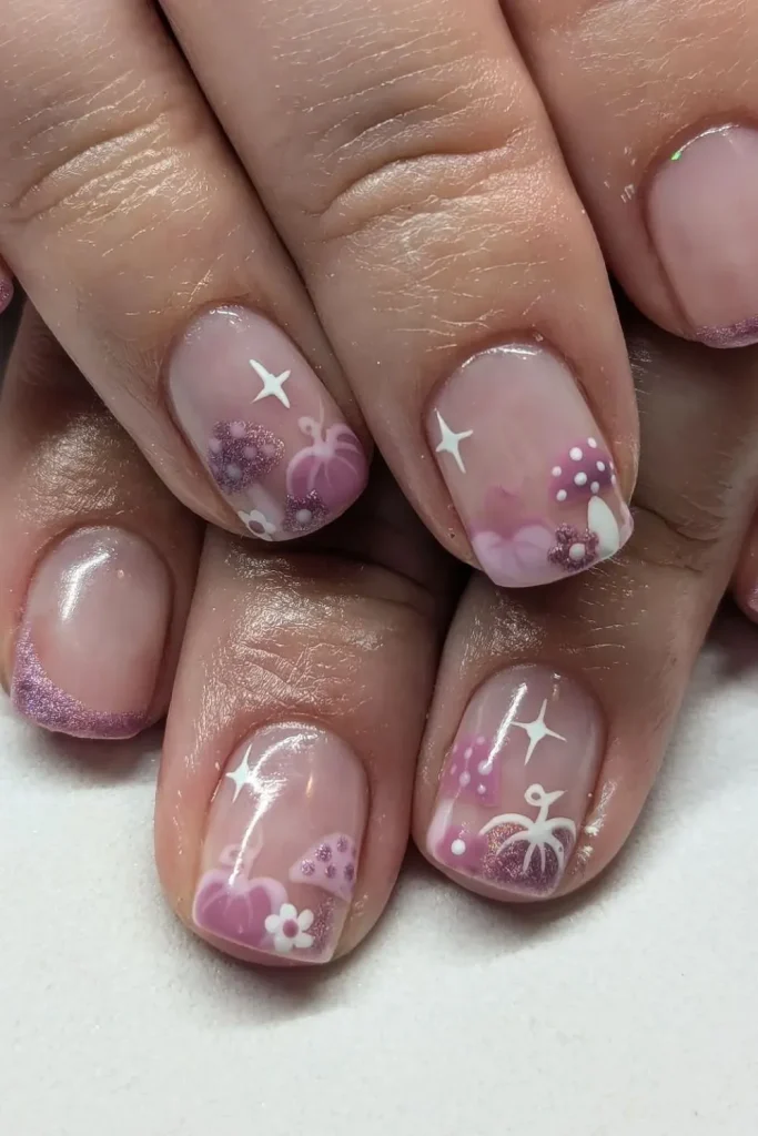 20+ Stunning Pink Fall Nails Ideas For 2025 24 Pink Fall Nails 23