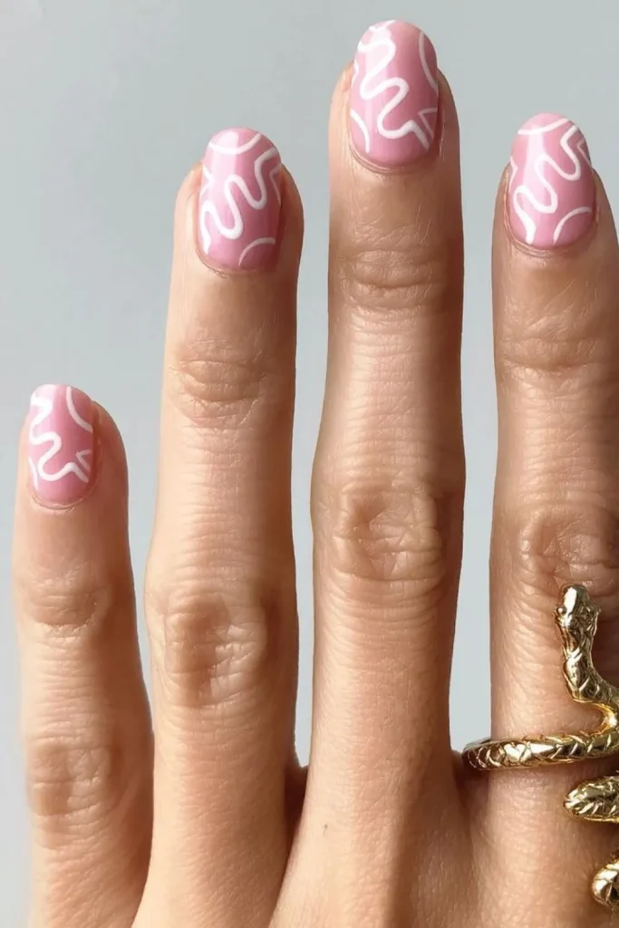 20+ Stunning Pink Fall Nails Ideas For 2025 9 Pink Fall Nails 8