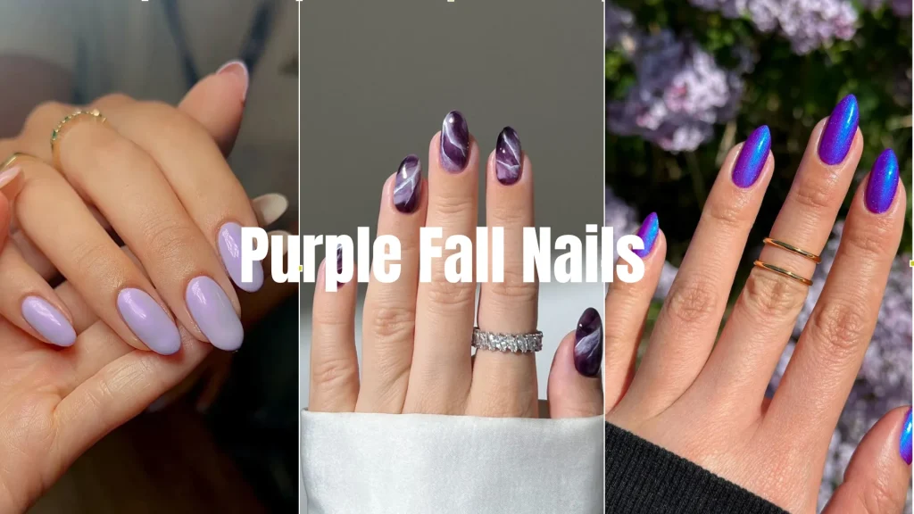 Purple Fall Nails