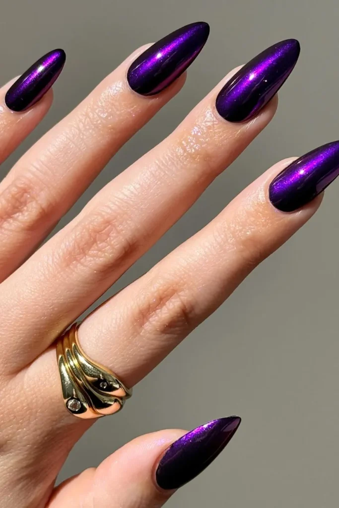 Purple Fall Nails 11