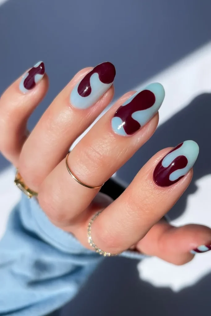 Purple Fall Nails 13