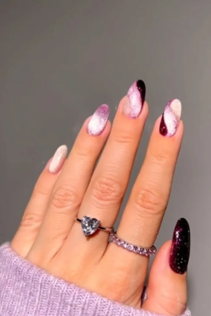 Purple Fall Nails 16