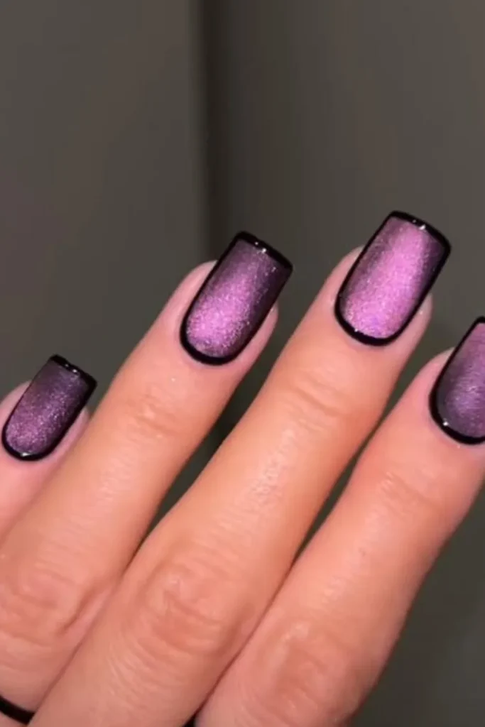Purple Fall Nails 3