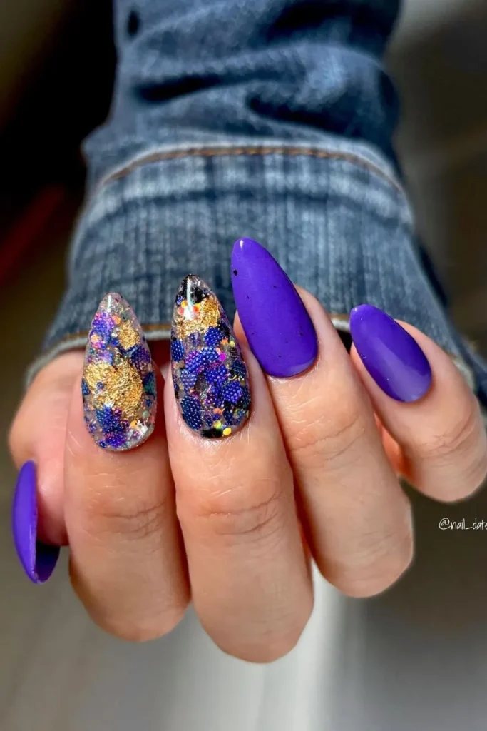 Purple Fall Nails 6