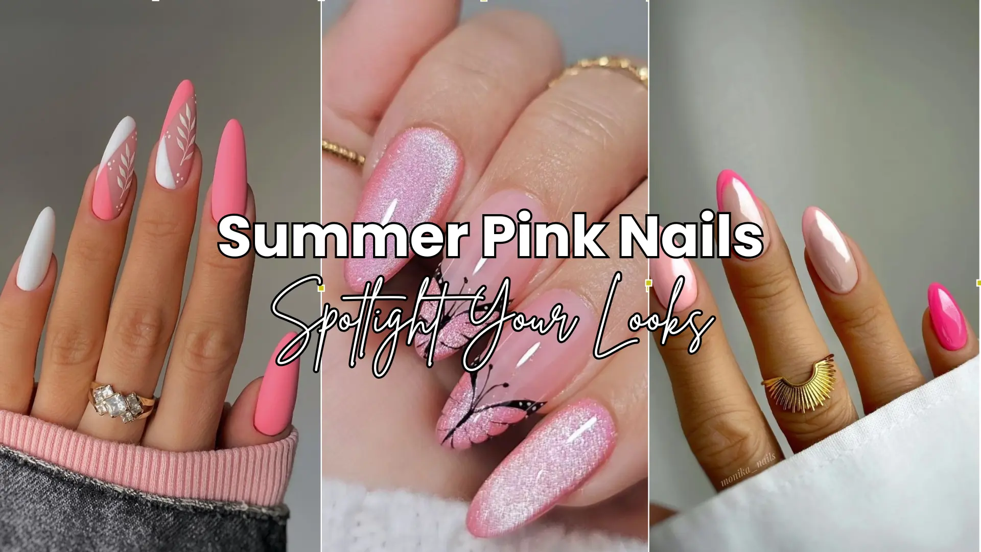 Summer Pink Nails Inspo