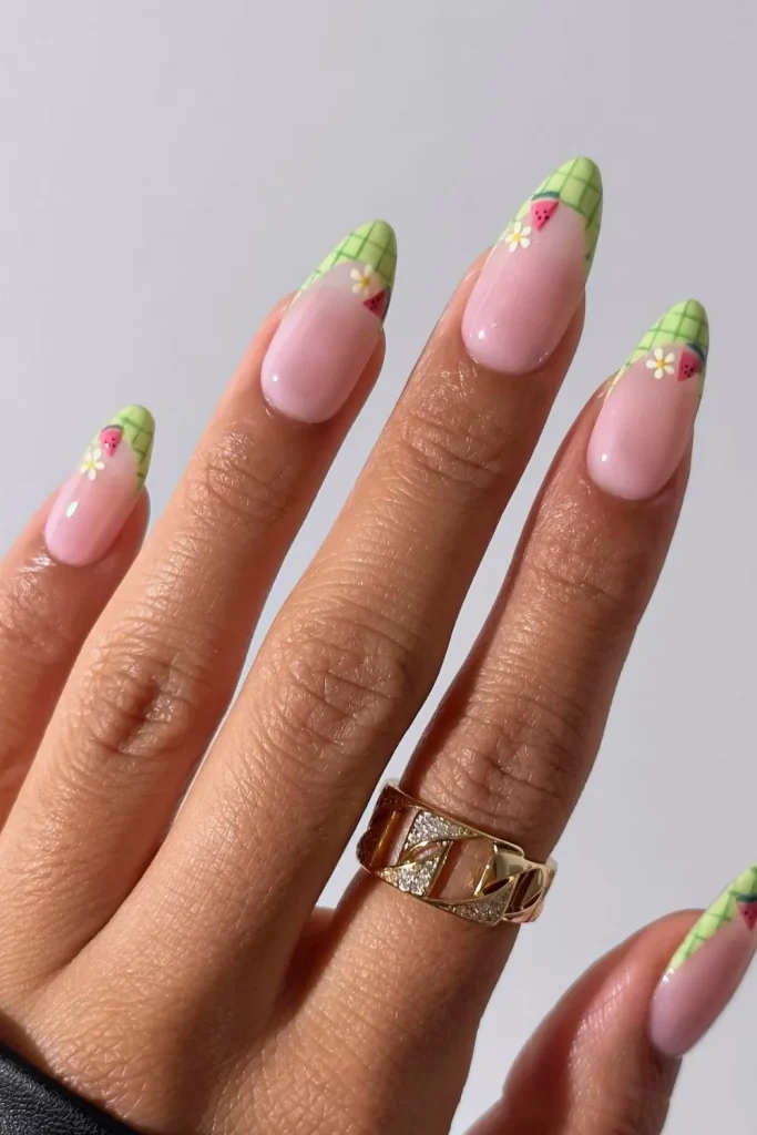 45+ Trendy Watermelon Nails Designs 28 Watermelon Nails 27