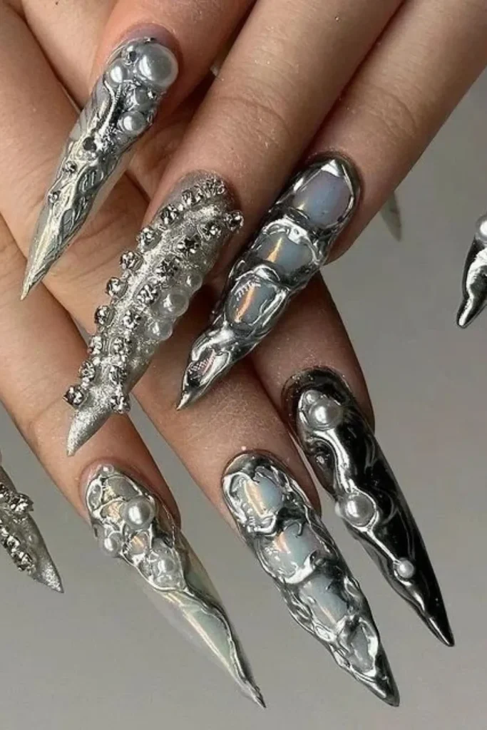 45+ Extra Baddie Nails Designs | For Diva Looks 26 extra baddie nails 26