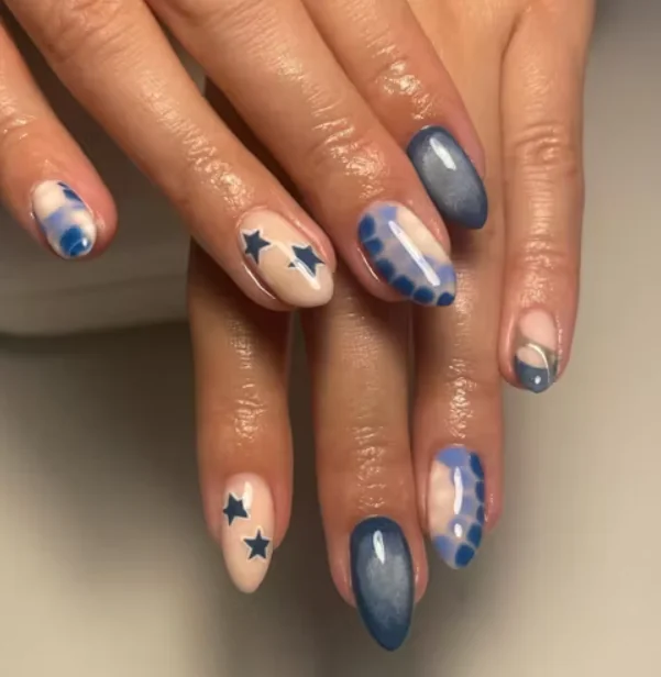 50+ Trendy Summer Blue Nails Design For 51 image 20