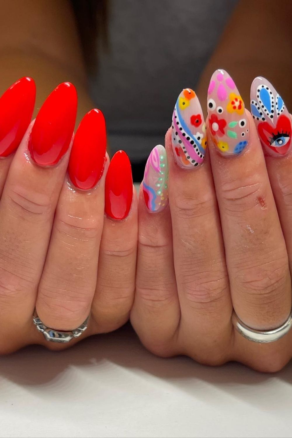 55 Trendy Summer Almond Nails Designs | Must Try In 10 Bright Florals