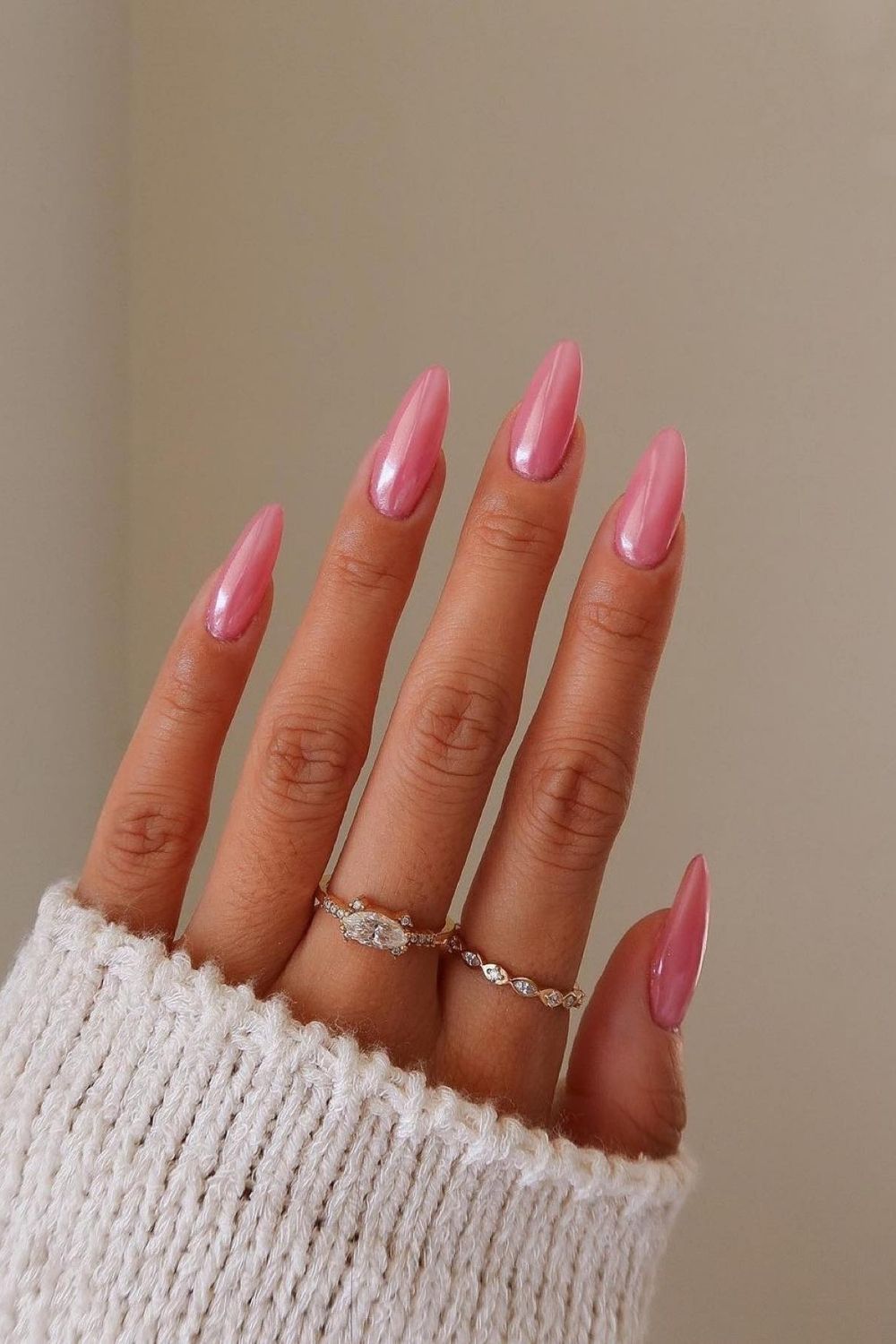 55 Trendy Summer Almond Nails Designs | Must Try In 12 Shimmering Pink