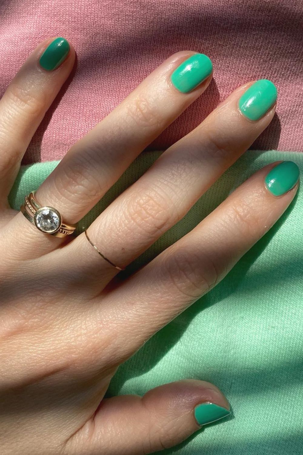 37 Trending Summer Nail Colors | Must Try in 9 Soft Seafoam Green