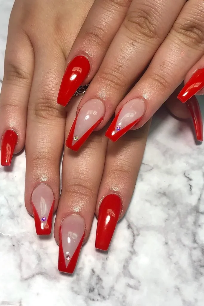 40+ Stunning Red Nails For Prom 2 1. Red Nails For Prom 01 07 25