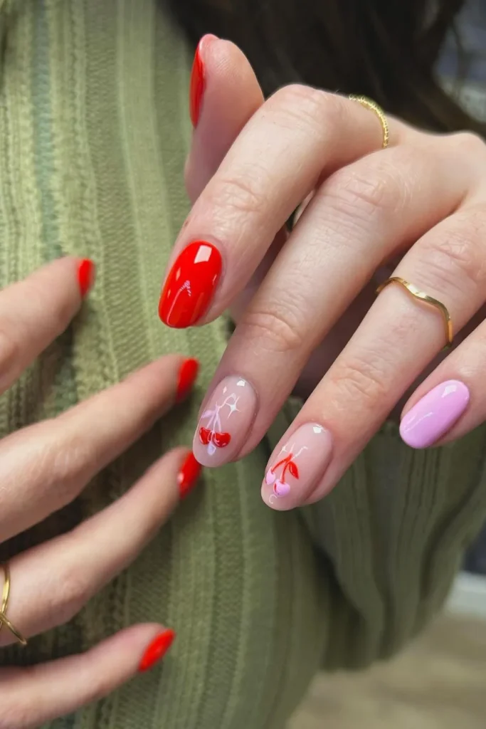 40+ Stunning Red Nails For Prom 25 24. Red Nails For Prom 01 07 25