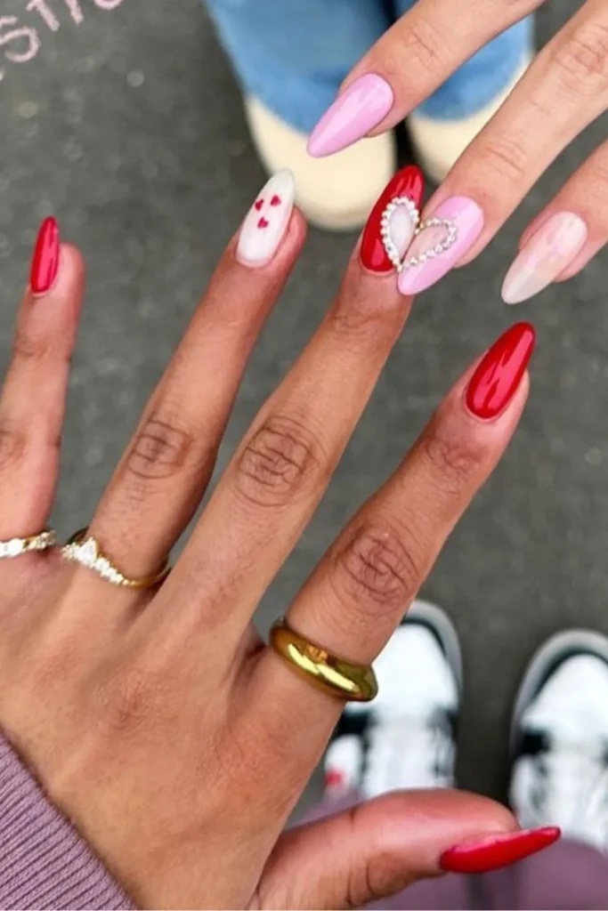 40+ Stunning Red Nails For Prom 27 26. Red Nails For Prom 01 07 25