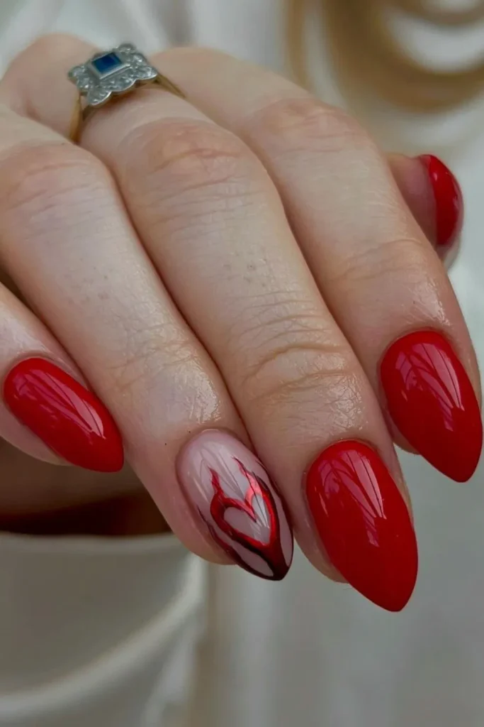 40+ Stunning Red Nails For Prom 29 28. Red Nails For Prom 01 07 25