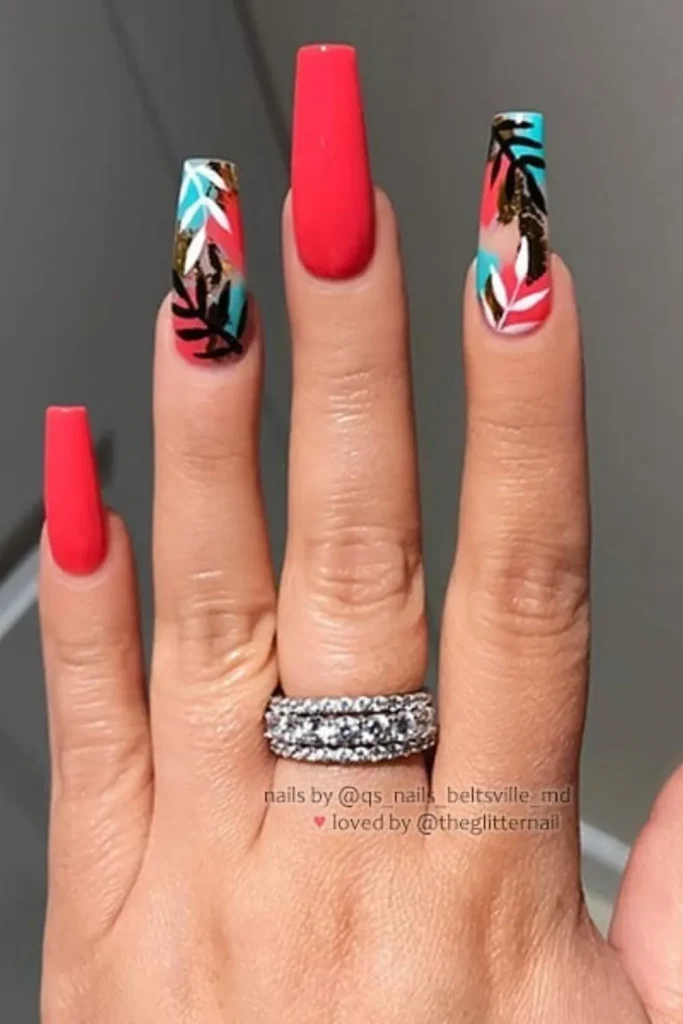 40+ Stunning Red Nails For Prom 37 36. Red Nails For Prom 01 07 25