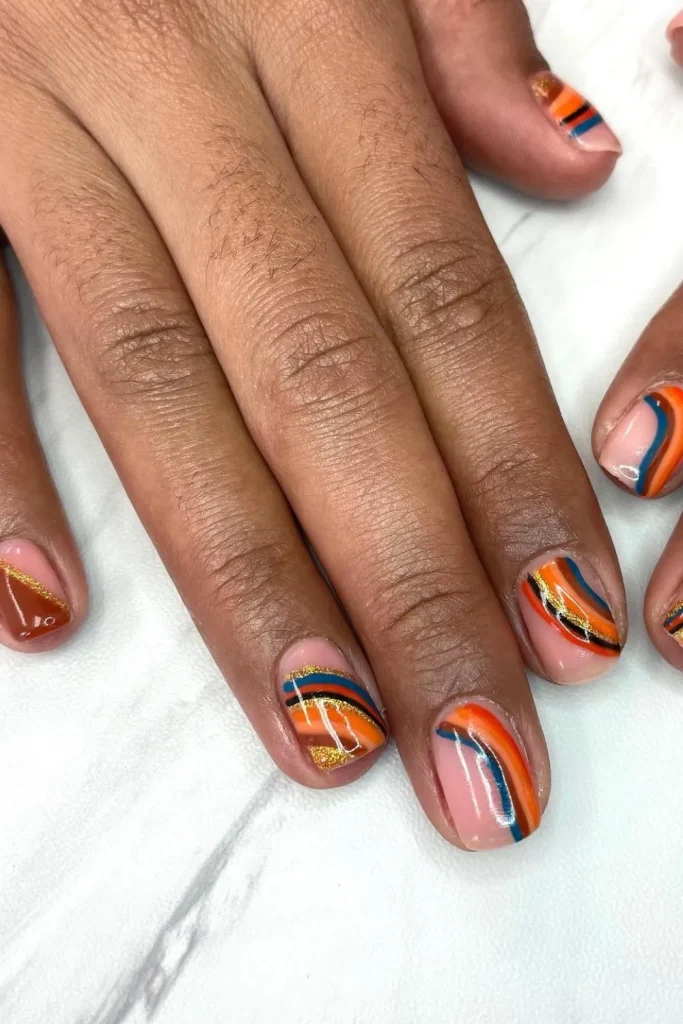28 End of Summer Nails Designs That You Will Love To Copy In This Transition Season 14 End Of Summer Nails 13