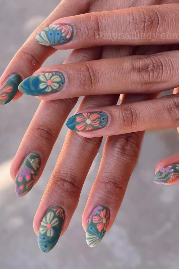 28 End of Summer Nails Designs That You Will Love To Copy In This Transition Season 16 End Of Summer Nails 15