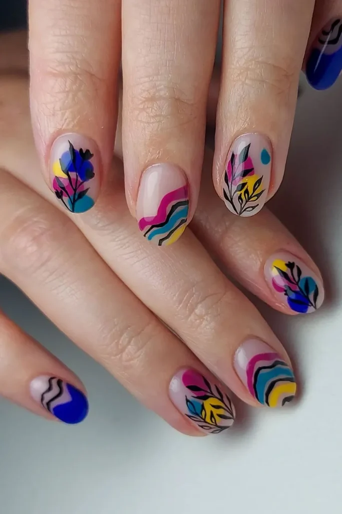 28 End of Summer Nails Designs That You Will Love To Copy In This Transition Season 6 End Of Summer Nails 5
