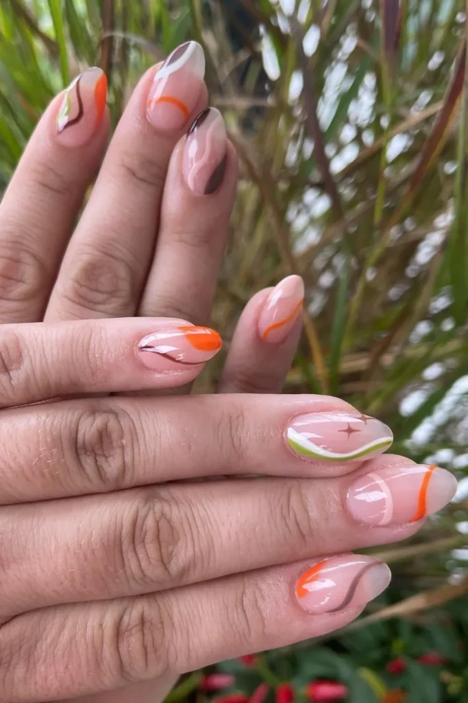 28 End of Summer Nails Designs That You Will Love To Copy In This Transition Season 8 End Of Summer Nails 7