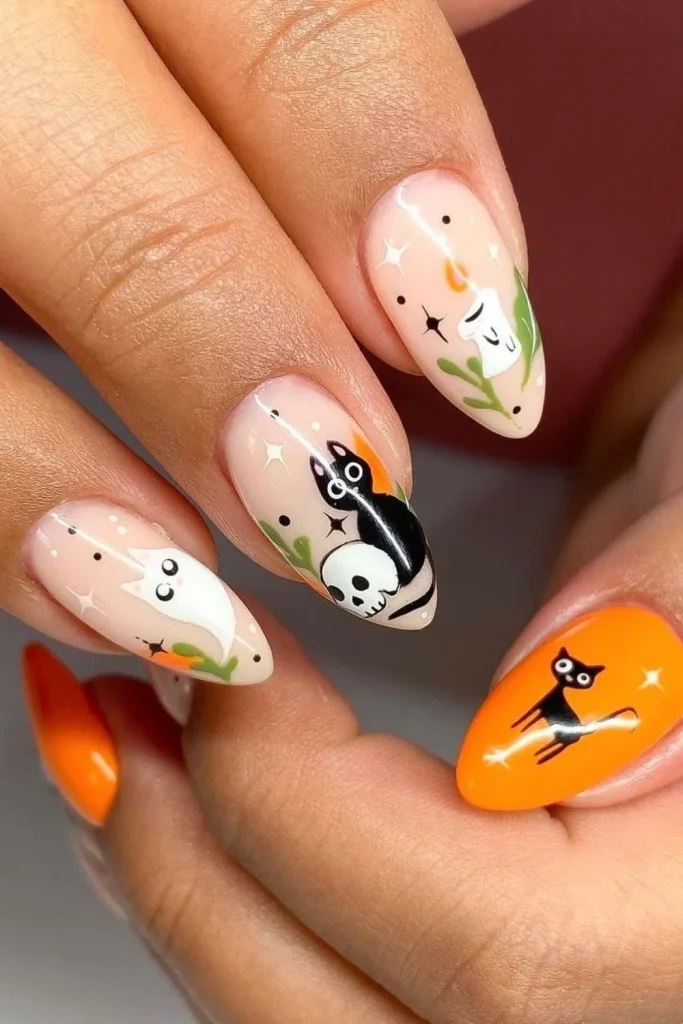 52 Halloween Nails | Stylish and Spooky 19 Halloween Nails 18