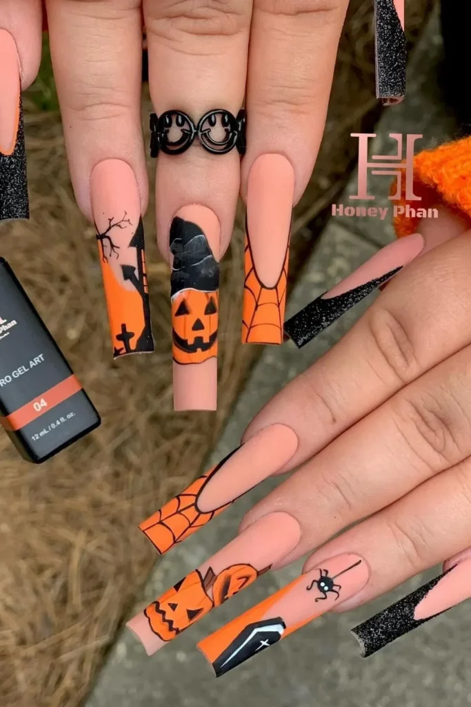 52 Halloween Nails | Stylish and Spooky 53 Halloween Nails 52