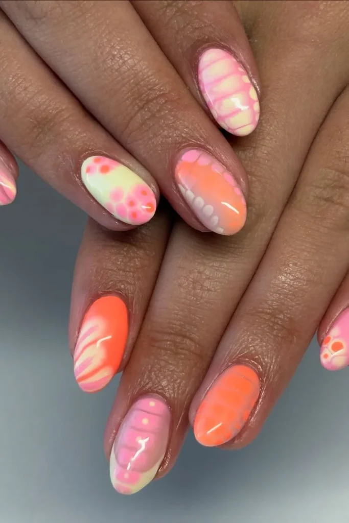 28 Orange Summer Nails That Brighten Up Your Look 3 Orange Summer Nails 2