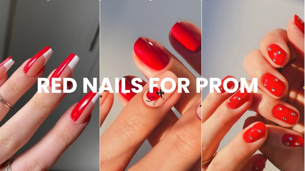 40+ Stunning Red Nails For Prom 1 Red Nails For Prom Celebrations