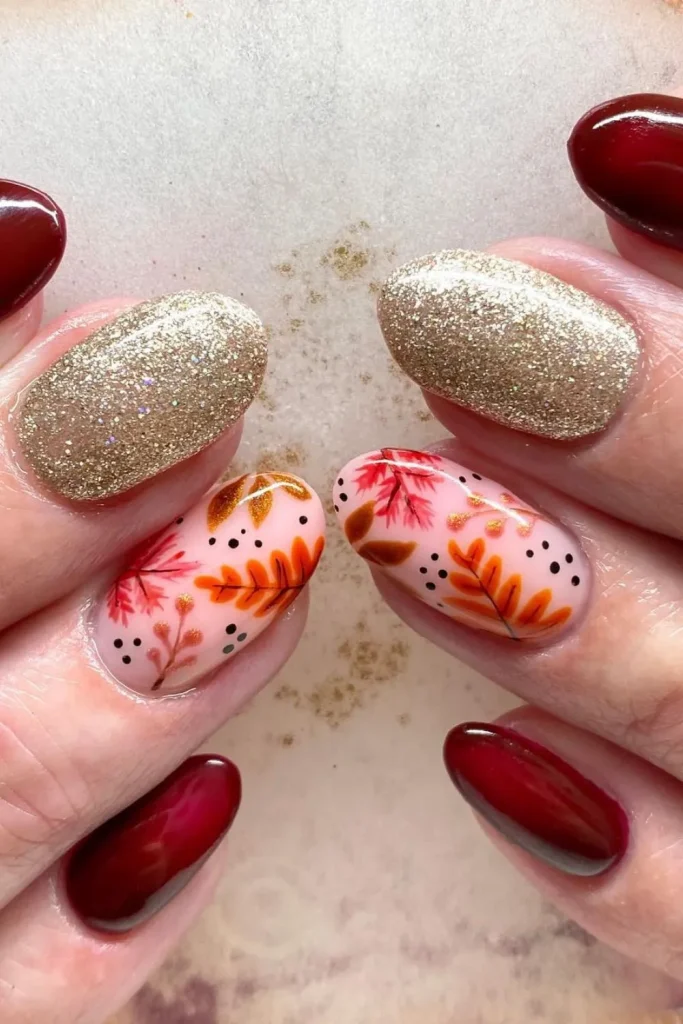 33 Best September Nails | Perfect Transition Look Summer To Fall 18 September Nails 17