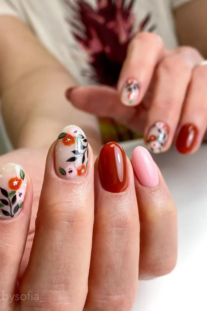 33 Best September Nails | Perfect Transition Look Summer To Fall 25 September Nails 24