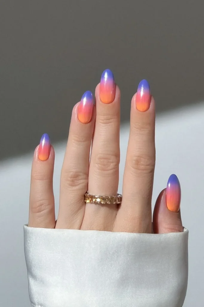 Summer Ombre Nails 2