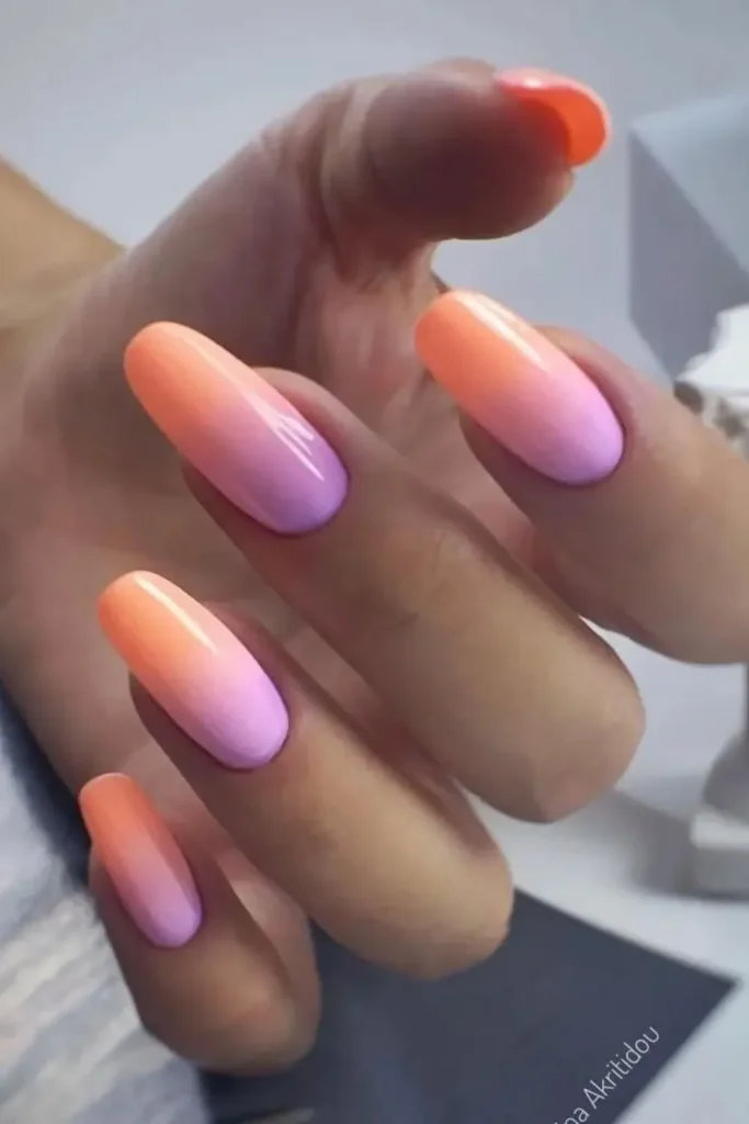 Summer Ombre Nails 24
