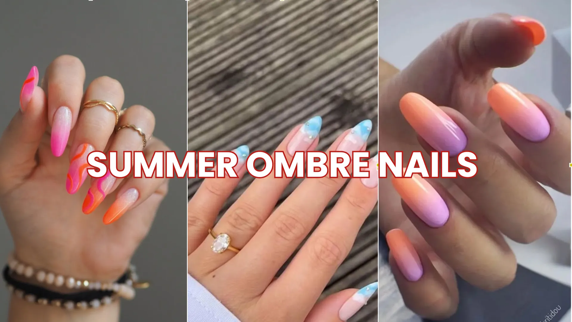 2025 Ombre Nail Palettes That Glow