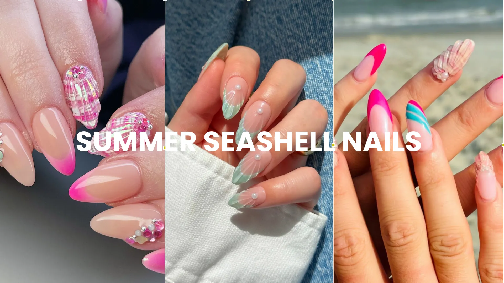 Summer Seashell Nails Best IDeas For Perfect Looks in beachy vibes