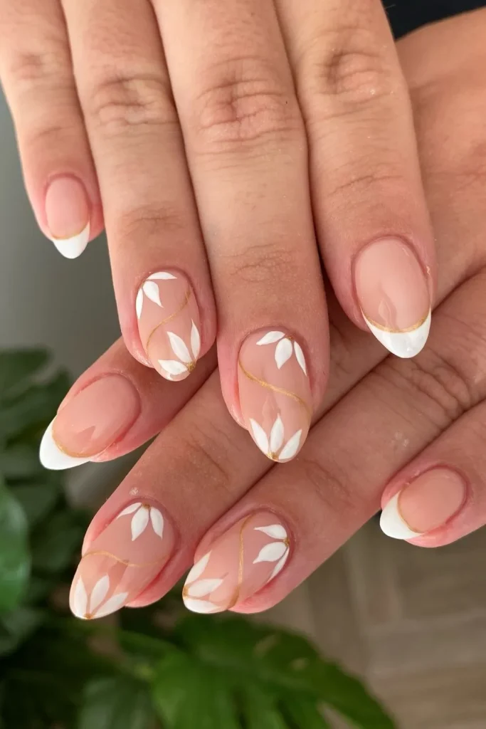 Summer Wedding Nails 21