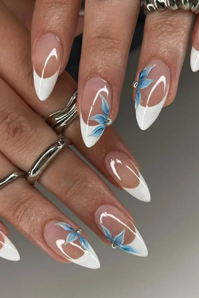 Summer Wedding Nails 27