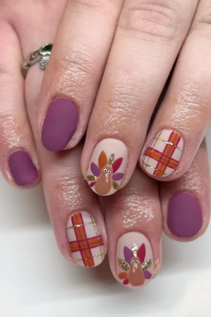 30+ Festive Turkey Nails | Perfect Look 24 Turkey Nails 23